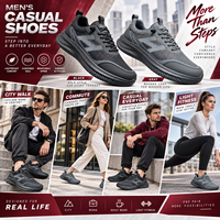 Baskets basses en maille respirante à semelle épaisse et légère, à lacets, pour la marche et le sport, chaussures décontractées pour hommes