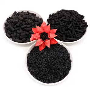 Impregnated Activated Carbon Pellet 4/6mm Activated Carbon Desulfurizer H2S Remove In Biogas