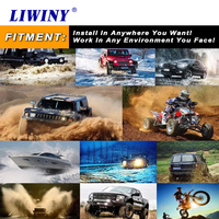 Accessoires d'éclairage de voiture automatique Liwiny 2 "9w Single Pod Multicolore Led Rock Light Lampe étanche pour moto de véhicule tout-terrain