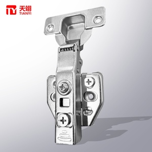 Vente directe usine Charnières 3D réglables en acier laminé à froid à fermeture amortie hydraulique silencieuse pour cuisine et salon moderne - Product Image 1