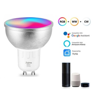 Lámpara Inteligente WiFi RGB con Control por Aplicación Tuya, Regulable, 85-265V 5W, Compatible con <span class=keywords><strong>Alexa</strong></span> y Google Assistant, Iluminación Interior - Product Image 2