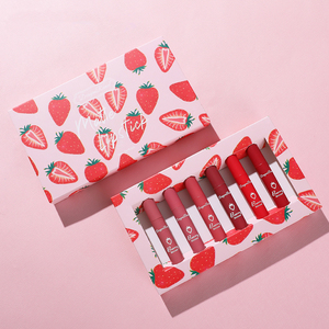 Etiqueta privada Ylie 6 Juego de brillo de labios de terciopelo mate Esmalte de labios impermeable de larga duración Juegos de regalo de maquillaje de lápiz labial personalizable - Product Image 1