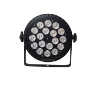 Nouveaux projecteurs LED Par Slim 18x18W RGBWAUV 6IN1 pour DJ, scènes et événements
