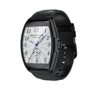 Reloj inteligente de aleación de lujo con correa de cuero Reloj inteligente de muñeca para hombres Mujeres Bluetooth AI Asistente de llamada de <span class=keywords><strong>voz</strong></span> de moda - Product Image 3