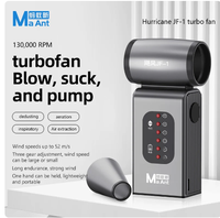 Ventilateur Turbo MaAnt Hurricane JF-1 pour la réparation de téléphones mobiles, multifonctionnel, portable, vent puissant, charge rapide, nettoyage de la colle