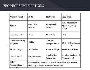 HK Factory SS-38 3 Year Warranty LED Inground <b>Light</b> 60lm/W Type-V DC24V CRI90 Driveway Path <b>Light</b> <b>Small</b> Batch Custom - Product Image 2