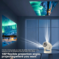 Projecteur portable Veacine B10 MINI HD 1080P, projecteur vidéo pour cinéma maison, projecteur électronique LED LCD.