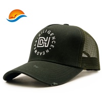 Gorras de malla con logotipo bordado 3D para hombre, 5 paneles, diseño clásico personalizado, alta calidad, venta al por mayor