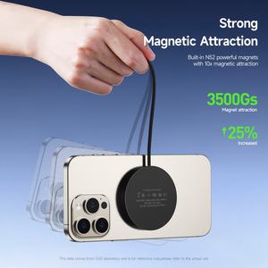 Chargeur sans fil magnétique Qi2.2 MPP EPP 25W avec <span class=keywords><strong>c</strong></span>âble <span class=keywords><strong>USB</strong></span> <span class=keywords><strong>C</strong></span> de 1 mètre pour iPhone 12-17 Series Google Pixel 10 Pro XL OJD-SV5 - Product Image 5