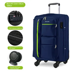 Ultralight Light Oxford Luggage Travel Suitcase Luggage Bag 360 Steering Wheel Trolley Luggage Sets Nylon Suitcase