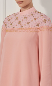 SIPO-Conjunto de ropa musulmana para mujer, Vestido largo de dos piezas de manga larga, transpirable, Color sólido, modesto, novedad, Primavera - Product Image 3