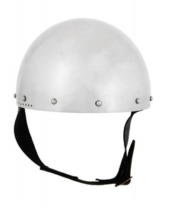 Casco Medieval Secreto de Alta Gama, Hecho a Mano, Armadura de Acero, Casco de Caballero Medieval, Estilo Histórico, Adorno Decorativo para Disfraces - Product Image 1