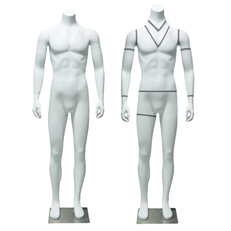 Modèle évidé 3D pour hommes et femmes, démontage de vêtements, photos de vêtements complets, prise de photos de demi-corps