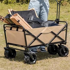 Camping <strong>Cart</strong> Camp Trailer Folding Car Adjustable <strong>Cart</strong> Camping <strong>Wagon</strong> <strong>Cart</strong> Folding <strong>and</strong> Firm High Capacity