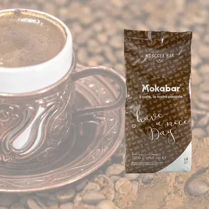 モカバートップイタリアンローストコーヒー豆90% アラビカブレンド本物のトルココーヒー