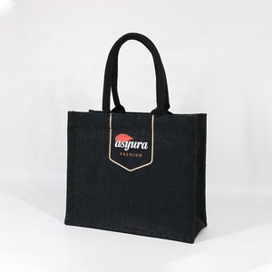 <span class=keywords><strong>Sac</strong></span> d'emballage en chanvre, 1 pièce, en lin de couleur, personnalisé, toile de jute - Product Image 4