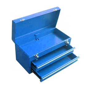 High Quality Steel Iron <b>Tool</b> <b>Box</b> With Two Drawers Blue Storage <b>Box</b> TC-12C-Blue Workshop <b>Tool</b> Chest With Iron Handle and 2 Drawer - Product Image 5