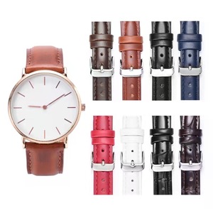 Correas de reloj de cuero genuino de cera de aceite 16MM 18mm 19mm 20mm 22mm correas de reloj para relojes universales Dani Willingtn - Product Image 1