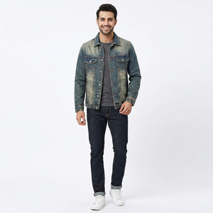 Most Popular Comfortable Black Color <b>Men</b> <b>Denim</b> <b>Jackets</b> With Cheap Price Good Quality in Wholesale Price <b>Denim</b> <b>Men's</b> <b>Jackets</b> - Product Image 1
