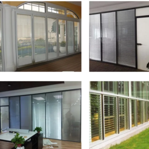 Volets isolants intégrés en verre creux, cadre en alliage d'aluminium, design contemporain, écologiques, horizontaux, pour hôtel - Product Image 5