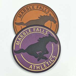 XP-Trending Etiqueta de cuero blanco personalizada con monograma Etiquetas de logotipo de cuero en relieve para bolsos de perfume Carteras y ropa de marca - Product Image 2