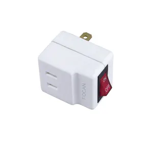UL Grounded Outlet current tap with 15A circuit breaker and switch
