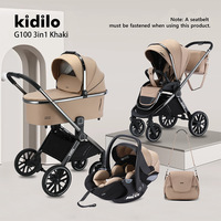 Sacoches Kidilo multifonctionnelles pour poussette, pour nouveau-né, position assise et allongée, poussette haute pour enfants