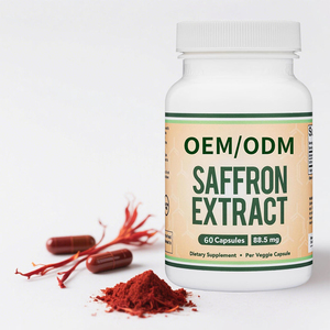 Capsules d'extrait de <span class=keywords><strong>safran</strong></span> OEM ODM sous marque privée pour le soutien de l'humeur et la santé oculaire – Prix usine de gros, formule personnalisée, bien-être - Product Image 1