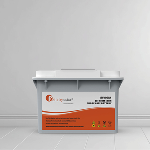 Batterie LiFePO4 Felicitysolar 12,8 V 1,28 kWh Série FLA12100 - Plus de 6000 cycles 95 % DOD avec BMS intelligent pour onduleurs solaires - Product Image 4