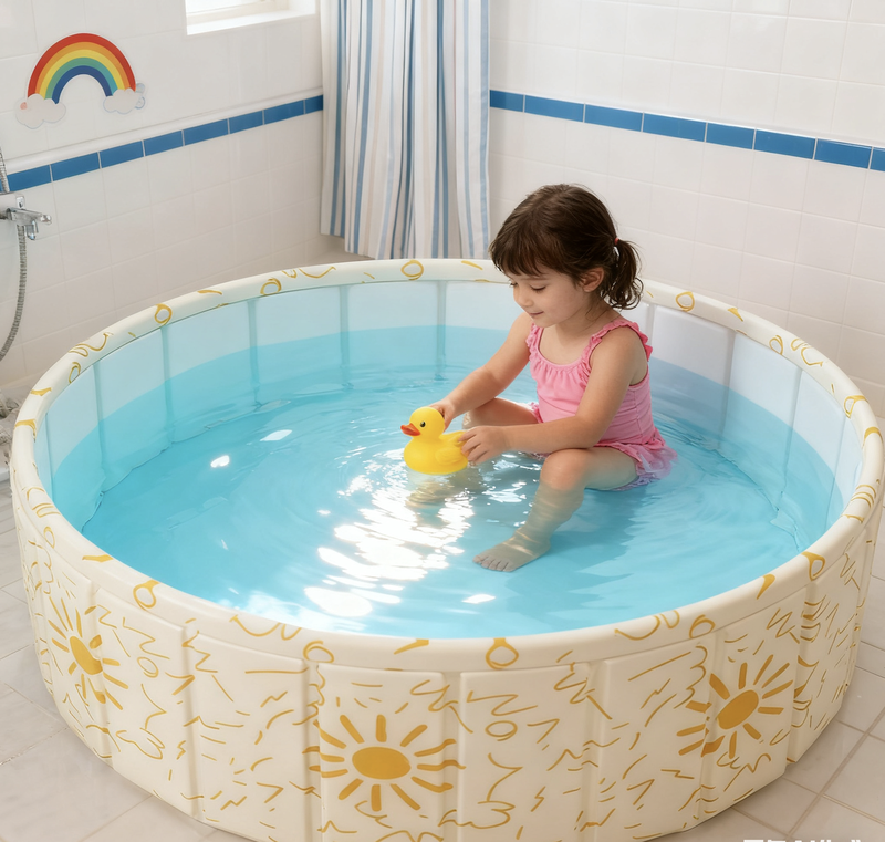 Foldable Portable Round Spa Bathtub Adults