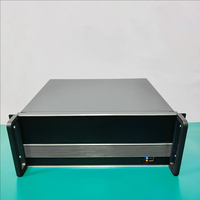 Custom 4U Aluminum Front Panel Short 350mm Deep High-End ATX Motherboard Horizontal Industrial Computer Computer Cases Towers