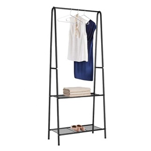 Porte-linge télescopique avec cintres, stockage pour vêtements, intérieur et extérieur, nouveau - Product Image 6