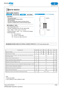 Bav19 <span class=keywords><strong>bav20</strong></span> bav21 200mA do35 chuyển đổi điốt - Product Image 5