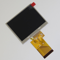 3.5 pouces SPI + LVDS interface 320*240 écran lcd tout angle de vue 350cd/m2 GT911 écran lcd pour film d'affichage d'instrument