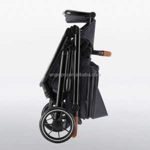 <span class=keywords><strong>Poussette</strong></span> Bébé Luxe 4-en-1 de Haute Qualité, Landau Multifonctionnel pour Voyage, Adapté aux Enfants jusqu'à 3 Ans, Système de Sécurité Cinq Points - Product Image 5