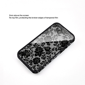 <span class=keywords><strong>Coque</strong></span> pour iPhone 17 avec impression <span class=keywords><strong>de</strong></span> fleurs en dentelle rose, sublimation 3D, combo magnétique 2-en-1 TPU+PC pour iPhone 16 15 Pro Max 14 - Product Image 5