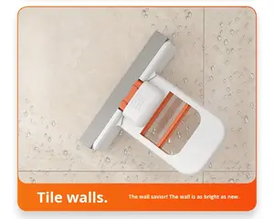 多機能ミニモップスポンジ吸収性持続可能なセルフリンガーマニュアル家庭用デスクトップハンドヘルド手洗いなしバスルームデスク - Product Image 4