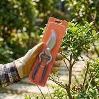 Sécatrices bypass robustes en acier SK5 longue durée, 8/10 pouces, à levier, pour l'entretien professionnel des arbres