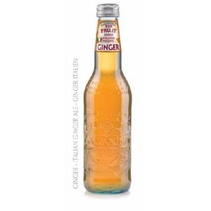 Biologico Ginger Galvanina <b>Flavored</b> or Carbonated <b>Water</b> with Natural Flavors 0.35 Ltr 12 <b>Bottles</b> Low-Carb Refrigerated - Product Image 1