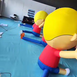 Publicidad inflable <span class=keywords><strong>Lego</strong></span> hombre decoración modelo de dibujos animados para la venta - Product Image 4