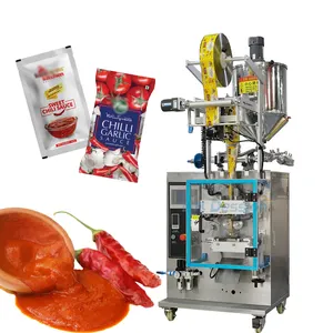 Vertikal automatisch süße Chili-Soße Beutel-Verpackungsmaschine Tauchen Soße Paste Beutelverpackung Versiegelungsmaschine