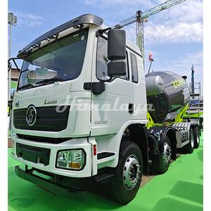 Zoomlion新品ハイブリッド電気ディーゼルトラックミニポータブル8*4 2m3 8m3泥セメント自動コンクリートパンミキサー混合タンク付き - Product Image 2