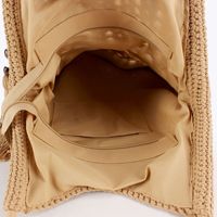 Nouveau sac pour femme de style ethnique, tissé à la main, avec fermeture éclair, design unique et tendance, idéal pour les vacances à la plage, les photos et les trajets quotidiens.
