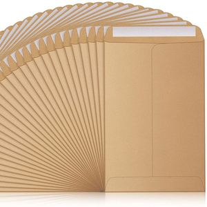 <b>Seed</b> Kraft Coin Gift Envelopes Self-Adhesive Yellow Small Size with Gummed Flap <b>Paper</b> Mini Envelopes - Product Image 1