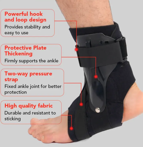 Orthèse de Stabilisation Cheville Droite <span class=keywords><strong>Gauche</strong></span>, Attelle de Nuit pour Fasciite Plantaire, Orthèse pour Pied Tombant - Product Image 3