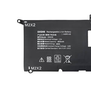 Batería de Repuesto para Portátil de Alta Capacidad DXGH8 68Wh para Dell Vostro 5390 5391 Inspiron 7390 7391 7490 Latitude 3301 E3301 - Product Image 2
