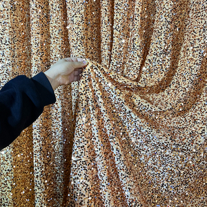 Tenda per fondale in velluto con paillettes dorate all'ingrosso-tende da sposa per feste con <span class=keywords><strong>sfondo</strong></span> glitterato per <span class=keywords><strong>sfondo</strong></span> fotografico - Product Image 4