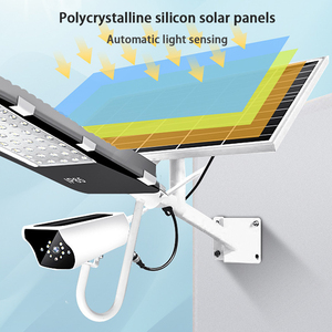 Outdoor IP65 4G/WIFi App Control Integrated Type Security <b>Solar</b> Street Light With CCTV <b>Camera</b> - Product Image 4