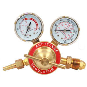 Régulateur d'oxygène de taille moyenne robuste pour le soudage et la découpe, régulateurs de pression de style occidental pour l'oxygène et l'acétylène - Product Image 4