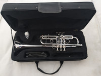 Weifang Rebon C Key Nickel Silver Plated Cheap Trumpet
